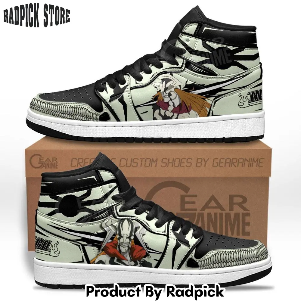 Ichigo kurosaki hollow form air jordan high top sneakers anime mn31  rp0249560